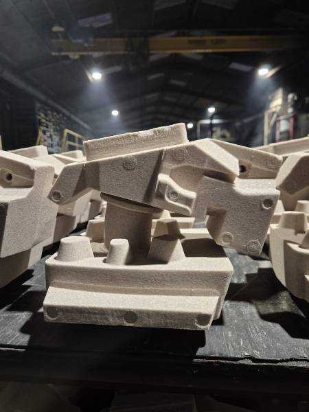 Noyaux à prise chimique